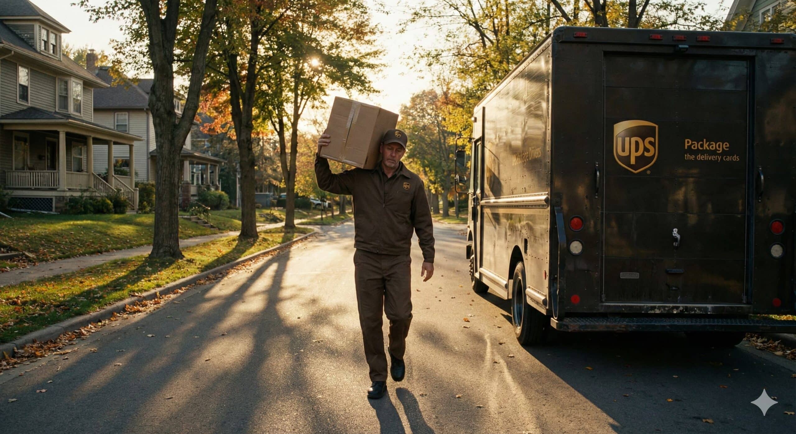 UPS Driver Salary 2026 delivering package