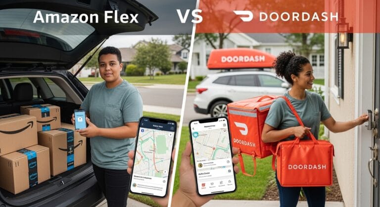 Amazon Flex vs DoorDash Calculator 2026 Which Pays More - Salary Clear