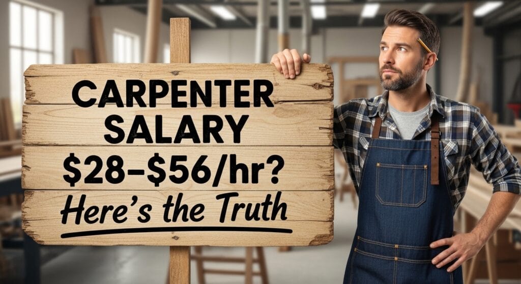 Carpenter Salary 2026 $28–$56hr Here's the Truth