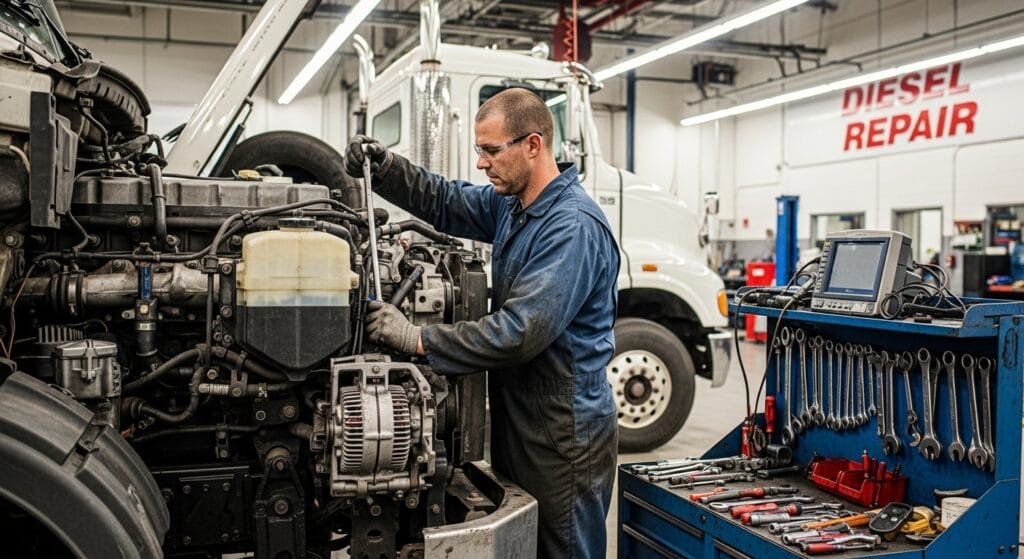 Diesel Mechanic Salary 2026 $28hr to $100k+