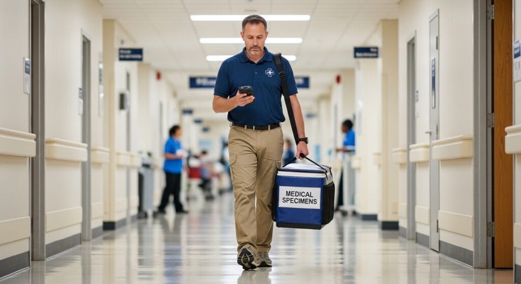 Medical Courier Salary Why Contractors Earn 60% More in 2026
