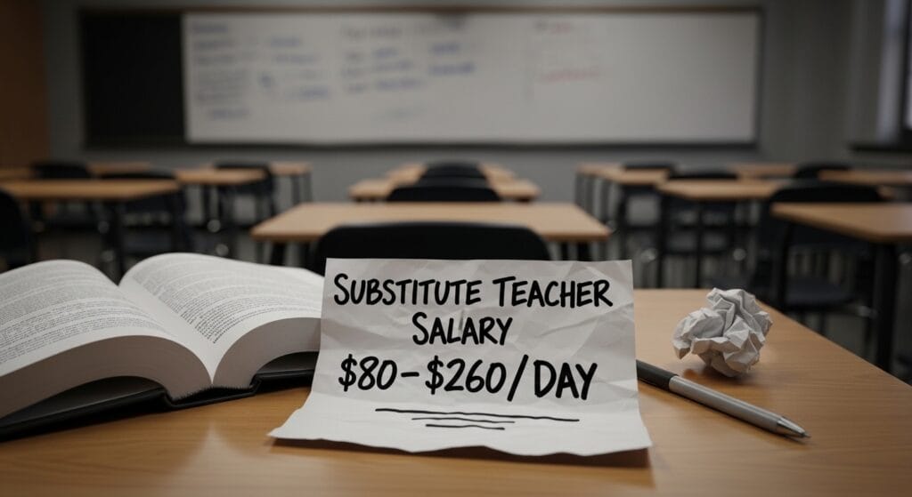 Substitute Teacher Salary 2026 $80–$260Day