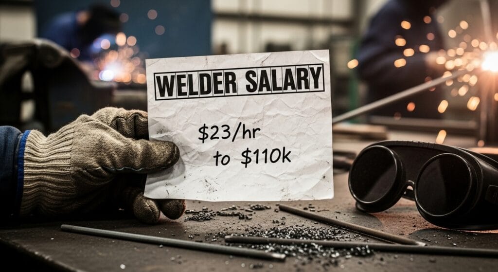 Welder Salary 2026 $23hr to $110k