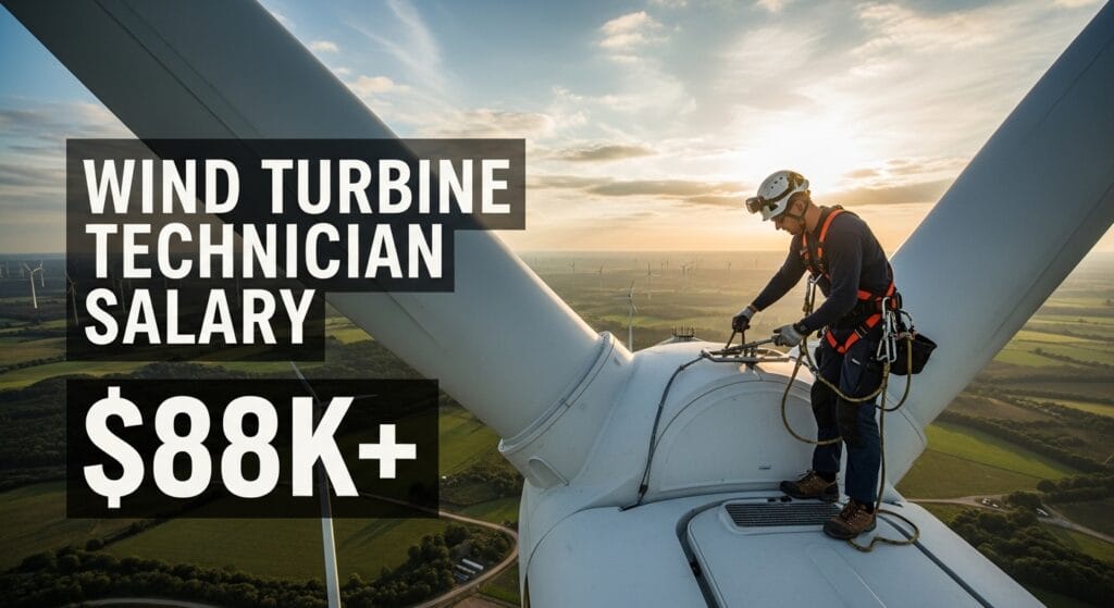 Wind Turbine Technician Salary 2026: $88K+