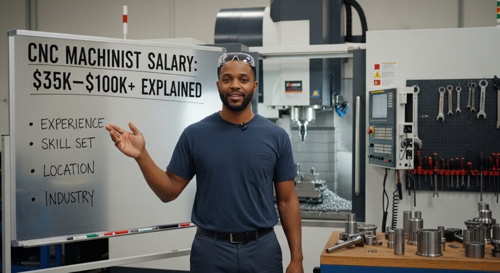 CNC Machinist Salary 2026: $35k–$100k+ Explained
