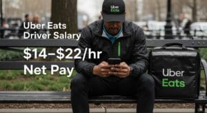 Uber Eats Driver Salary 2026: $14–$22/hr Net Pay