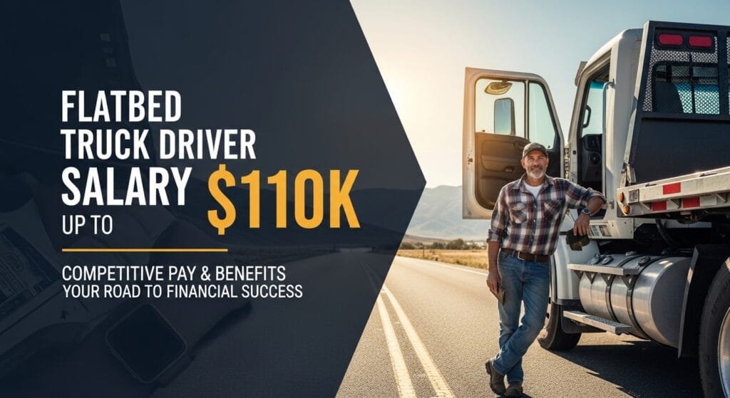 Flatbed Truck Driver Salary 2026: Up to $110K