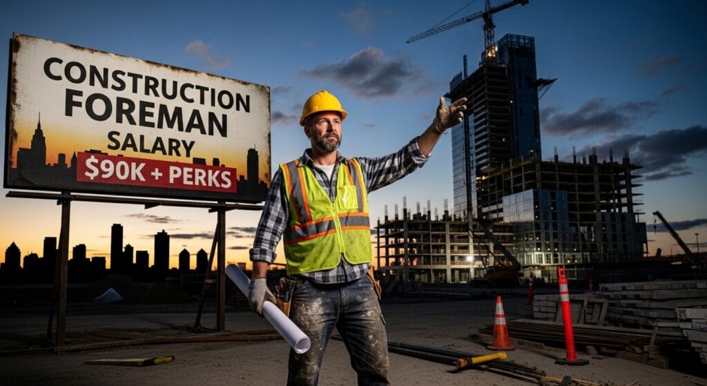 Construction Foreman Salary 2026: $90K + Perks