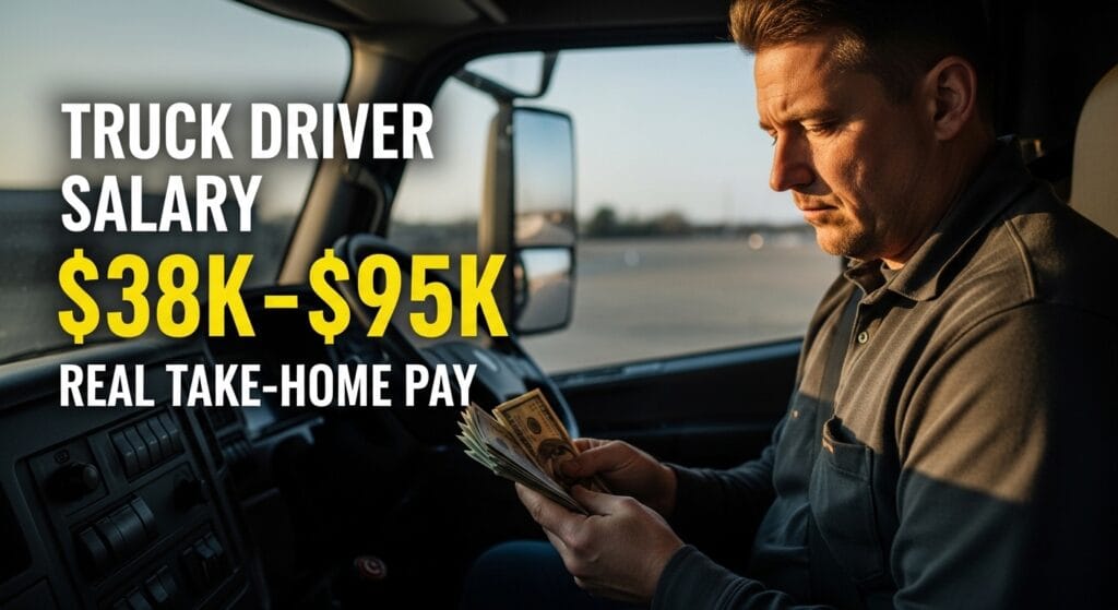 Truck Driver Salary 2026: $38K–$95K Real Take-Home Pay